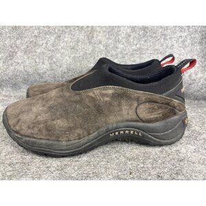 Merrell Jungle Moc Shoes Mens Size 8 Brown Suede Slip On Casual Loafers Comfort